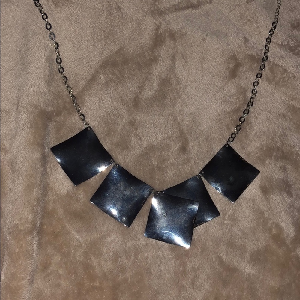 Silver plate necklace